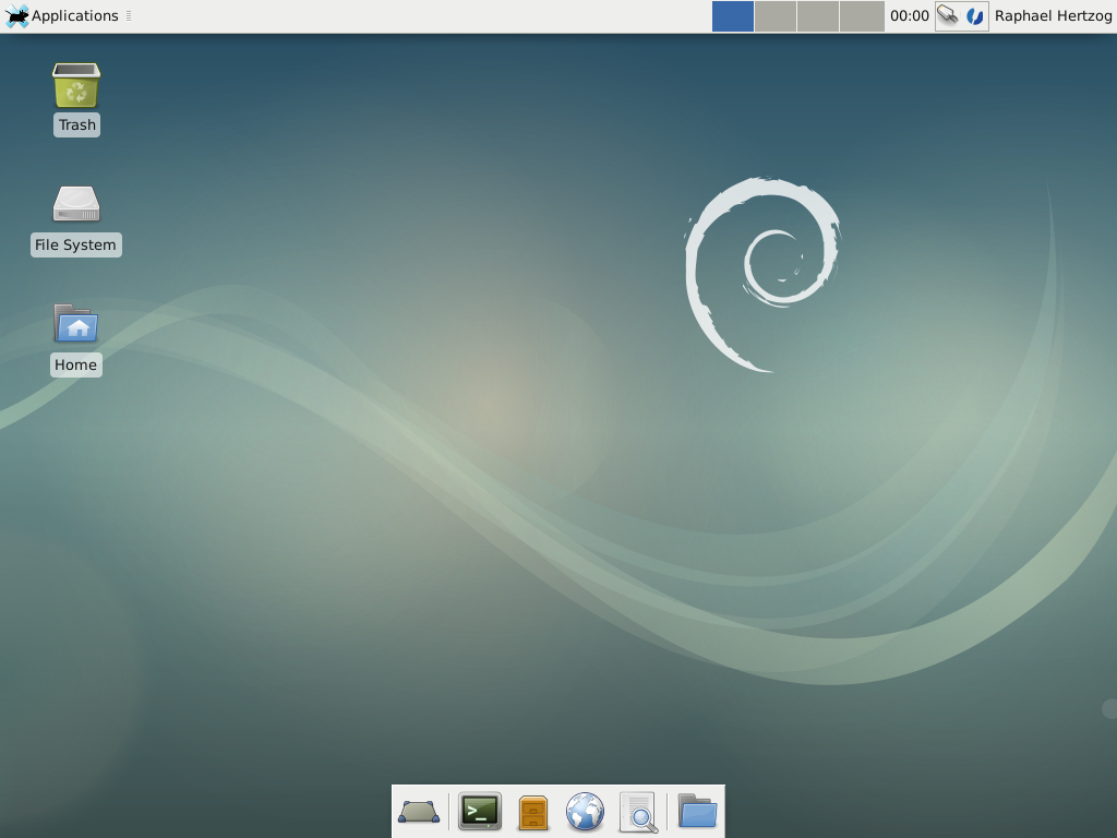 The Xfce desktop
